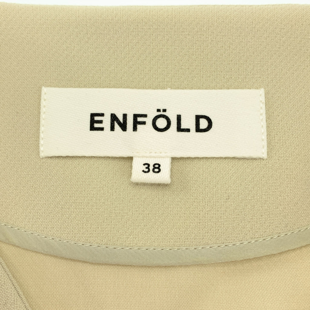 ENFOLD | 雙交叉V領不對稱套頭衫 | 38碼 | 女款