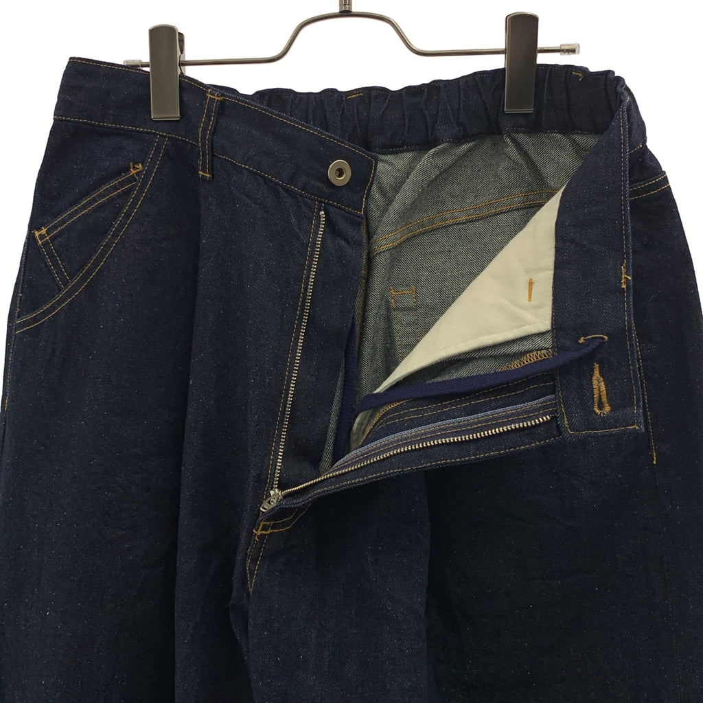 is-ness / 이즈니스 | SILK DENIM 5PK BALOON PANTS 벌룬 데님 팬츠 | M | 인디고 | 남성