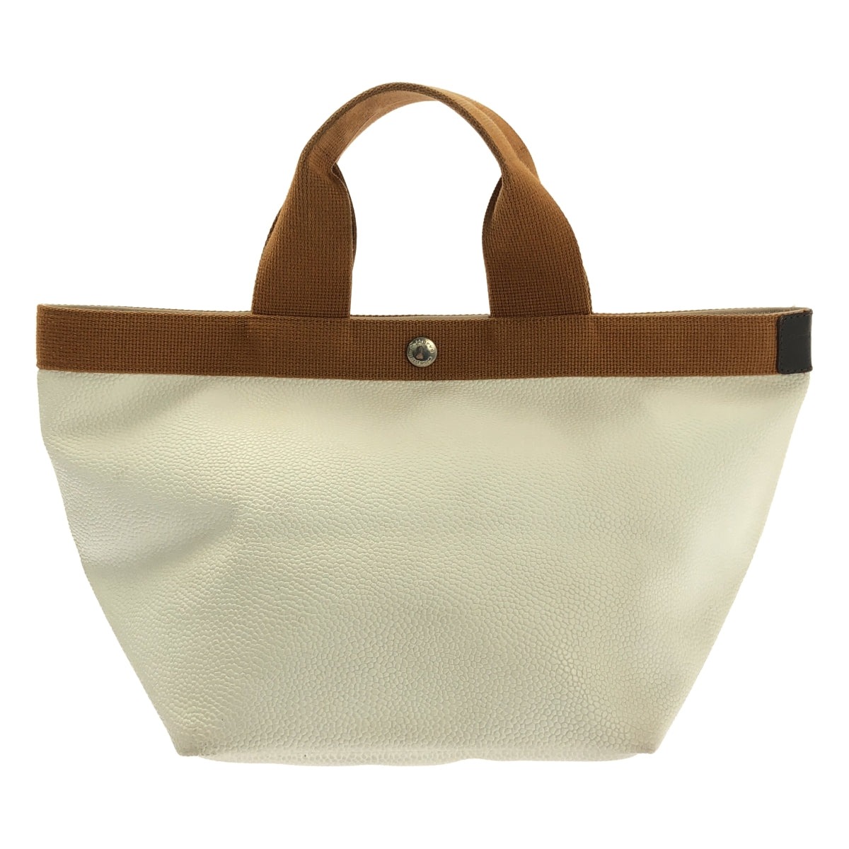 HERVE CHAPELIER / エルベシャプリエ | レザー 舟形 ハンドバッグ |