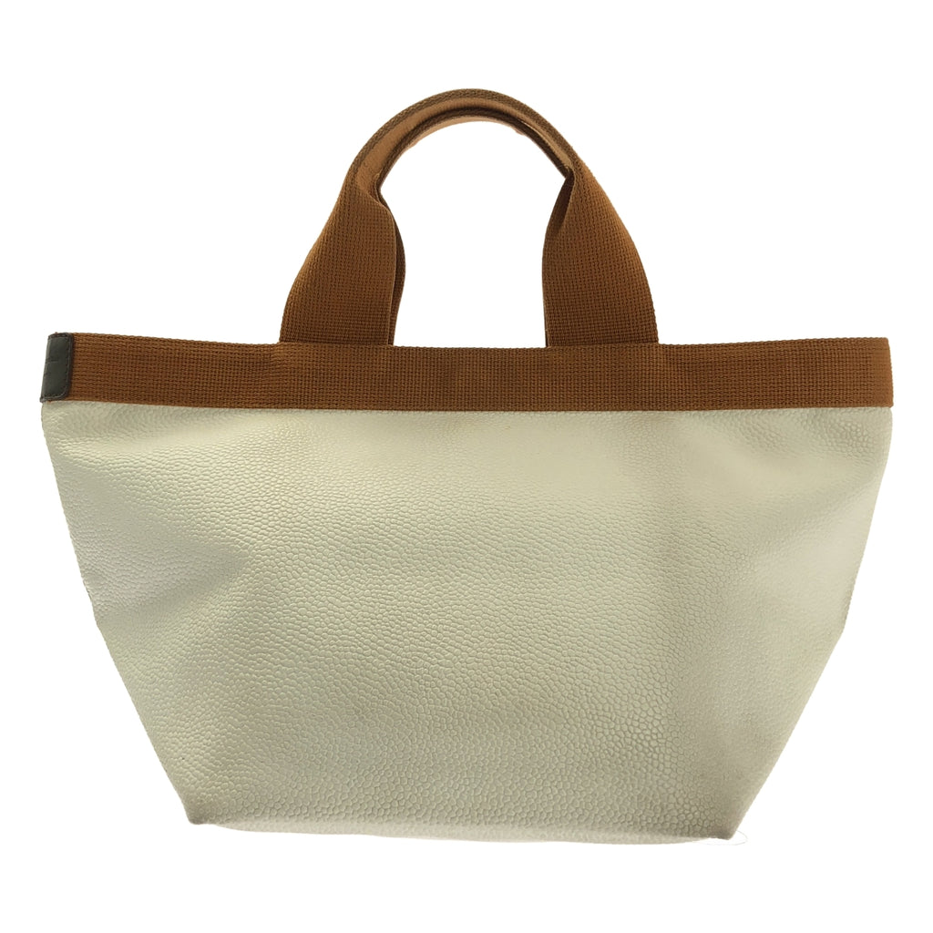 HERVE CHAPELIER / エルベシャプリエ | レザー 舟形 ハンドバッグ |