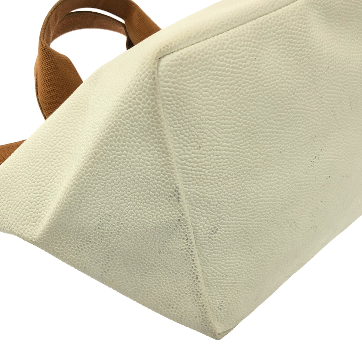 HERVE CHAPELIER / エルベシャプリエ | レザー 舟形 ハンドバッグ |