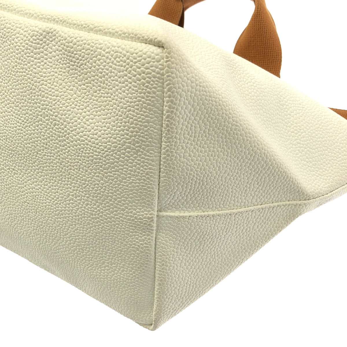 HERVE CHAPELIER / エルベシャプリエ | レザー 舟形 ハンドバッグ |