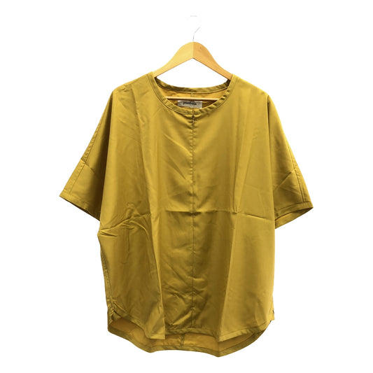 [New] prasthana / Prasthana | Slick shirt | Short sleeve shirt | M | Mustard | Men's