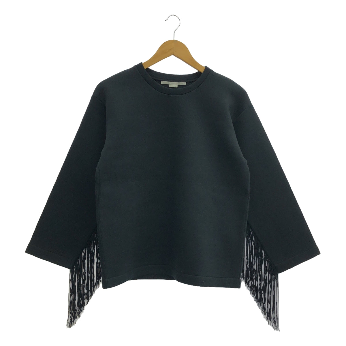 STELLA McCARTNEY | Fringe Cardboard Knit | 38 | Black | Women's