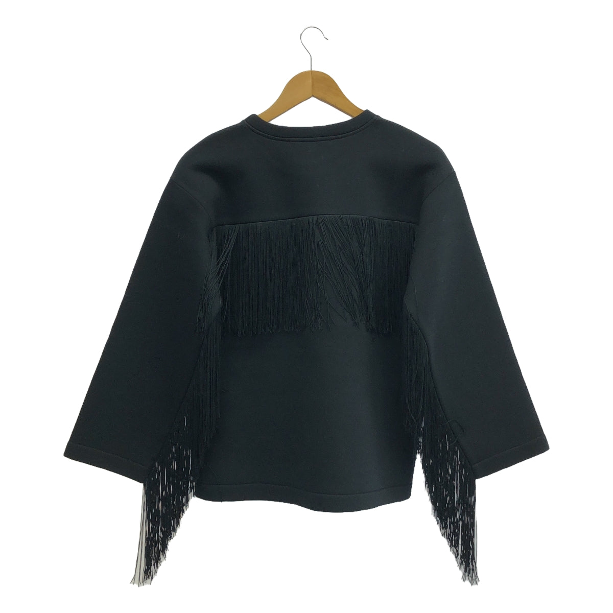 STELLA McCARTNEY | Fringe Cardboard Knit | 38 | Black | Women's