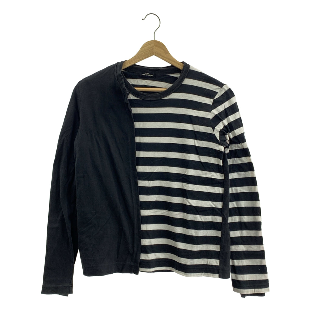 tricot COMME des GARCONS / 트리코콤 데 갤슨 | 2004AW | 코튼 테두리 레이어드 티셔츠 |