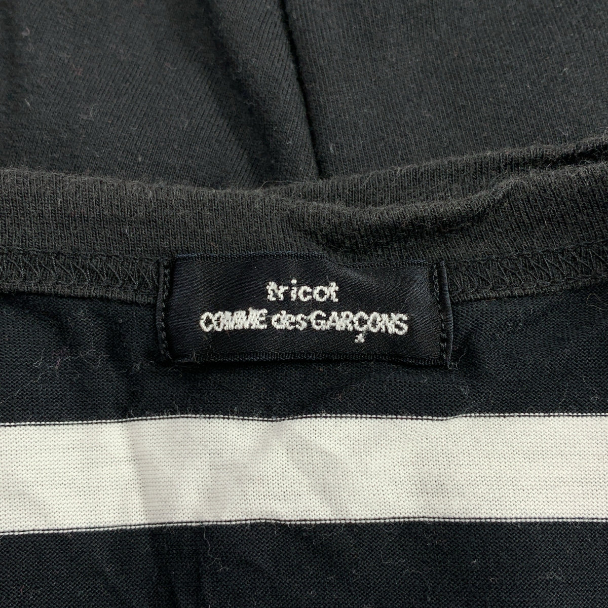 tricot COMME des GARCONS / 트리코콤 데 갤슨 | 2004AW | 코튼 테두리 레이어드 티셔츠 |