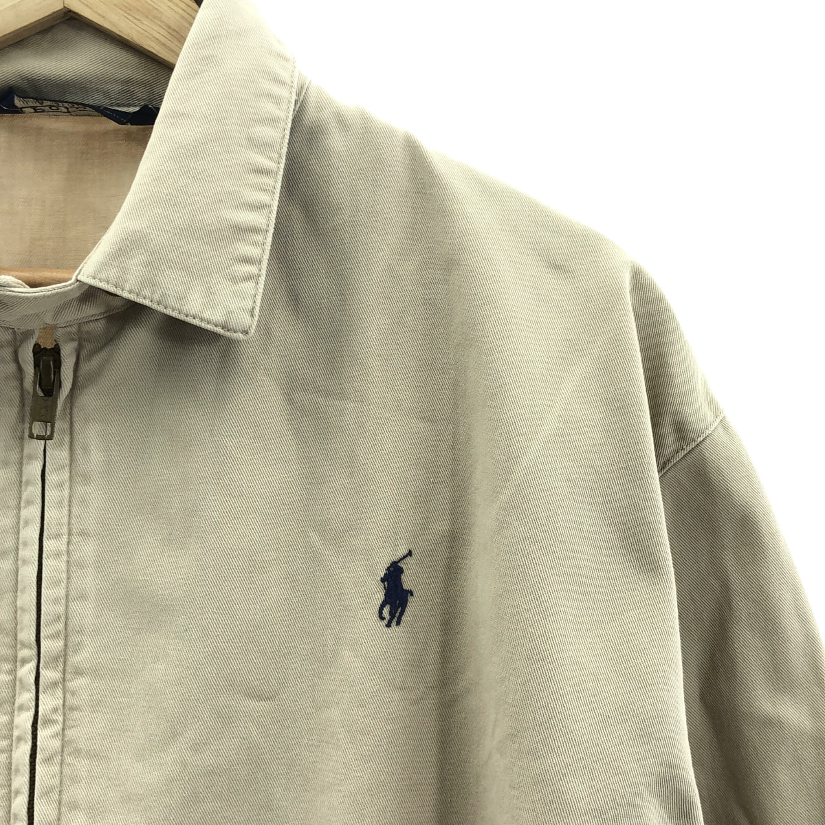 POLO RALPH LAUREN / 폴로랄프로렌 | 1990s | usa제 원포인트 포니 스윙 탑 재킷 블루존 | S |