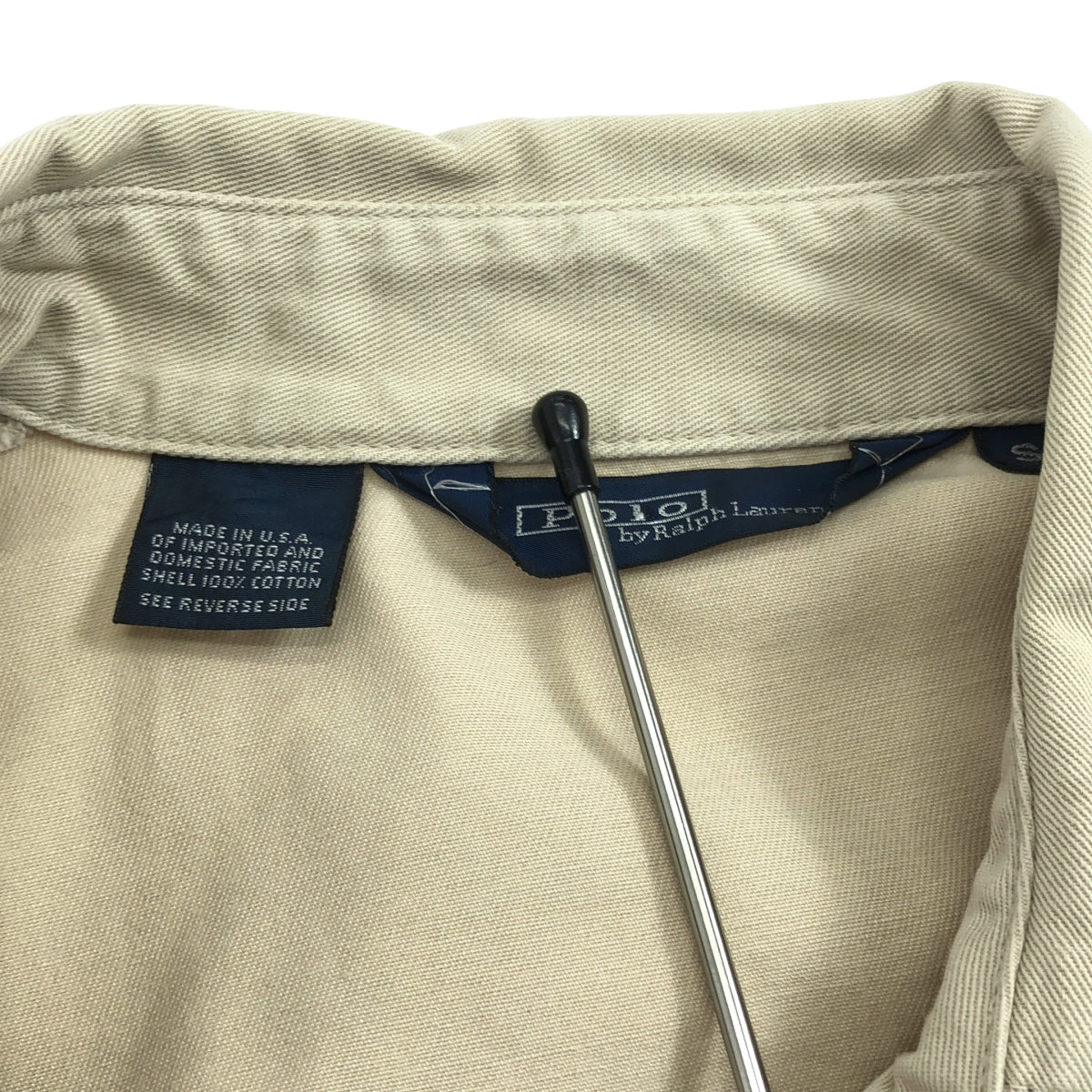 POLO RALPH LAUREN / 폴로랄프로렌 | 1990s | usa제 원포인트 포니 스윙 탑 재킷 블루존 | S |