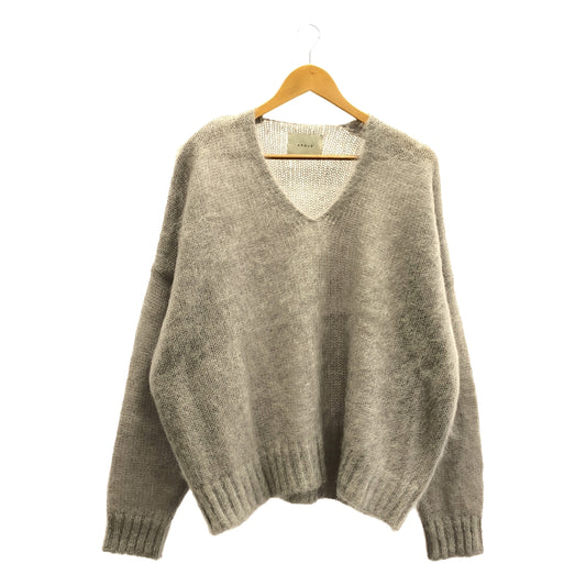 ARGUE / アーギュ | mohair woolover vneckpullover モヘア ニット |