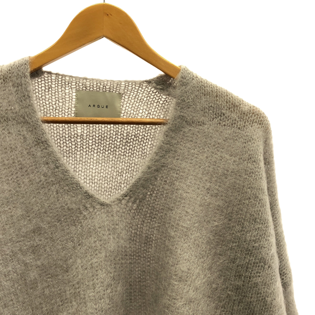 ARGUE / アーギュ | mohair woolover vneckpullover モヘア ニット |