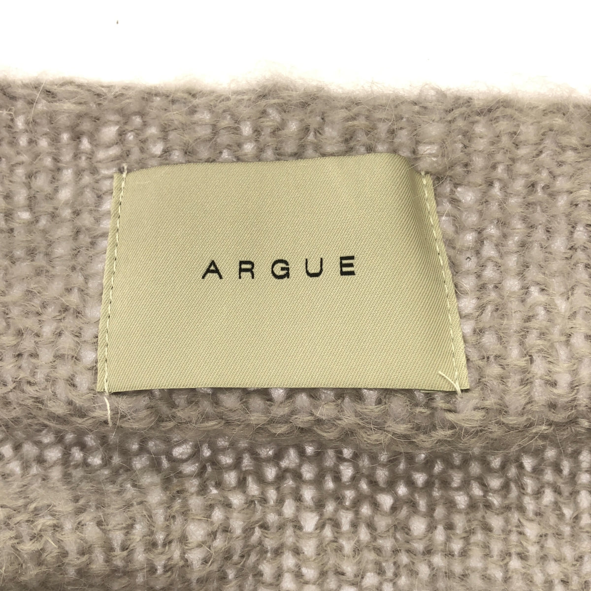 ARGUE / アーギュ | mohair woolover vneckpullover モヘア ニット |