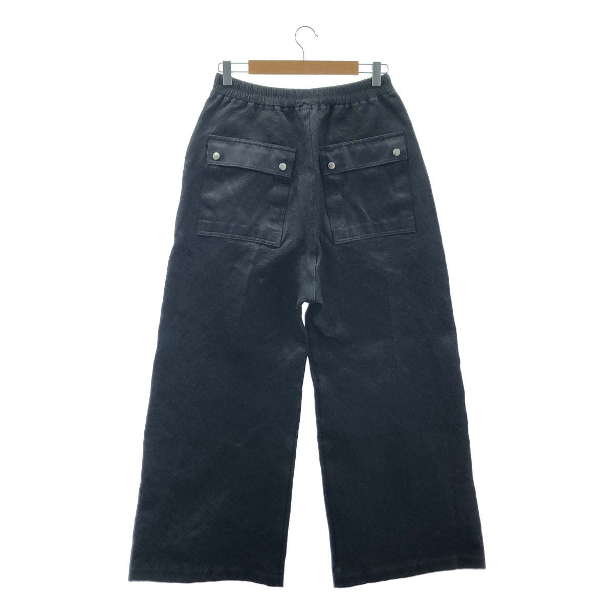 Rick Owens / 릭 오웬스 | 2022AW | GETH BELAS 게스베라 / 드로스트링 와이드 팬츠 | 48 | 블랙 | 남성