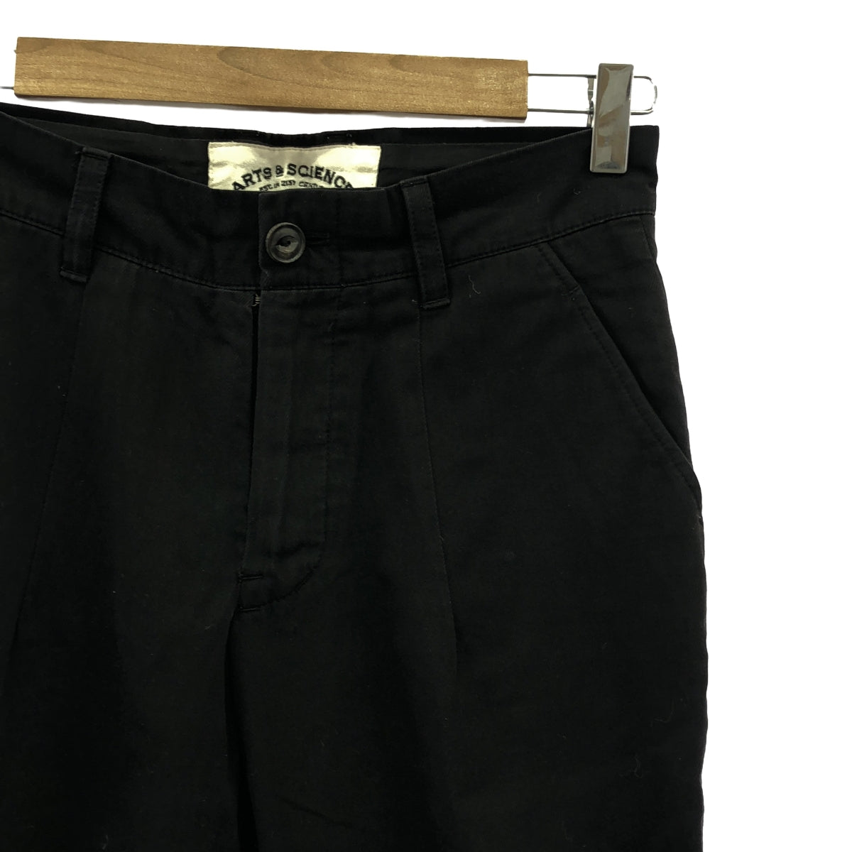 ARTS &amp; SCIENCE / 아트 &amp; 과학 | 테이퍼드 데님 팬츠 | 0 | 블랙 | 여성
