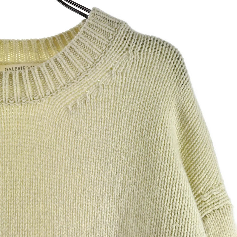 GALERIE VIE / ギャルリーヴィー | ウール クルーネック ニットセーター | S | レディース