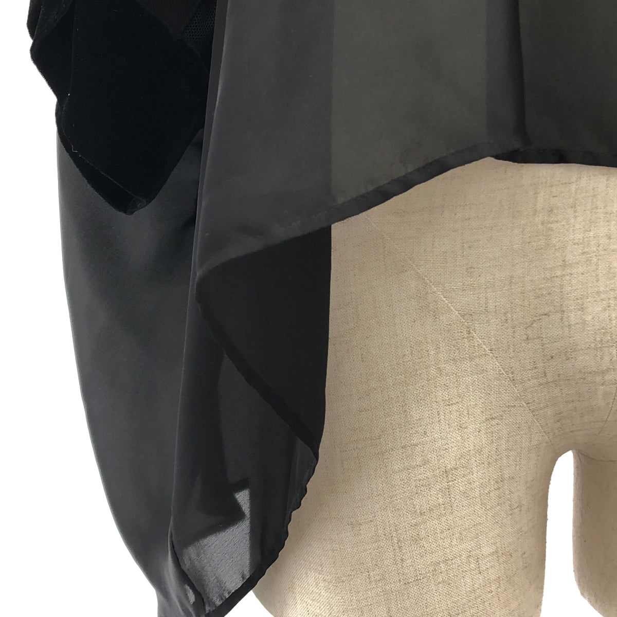 sacai | 絲絨網眼袖透視襯衫 | 尺寸 2 | 女款
