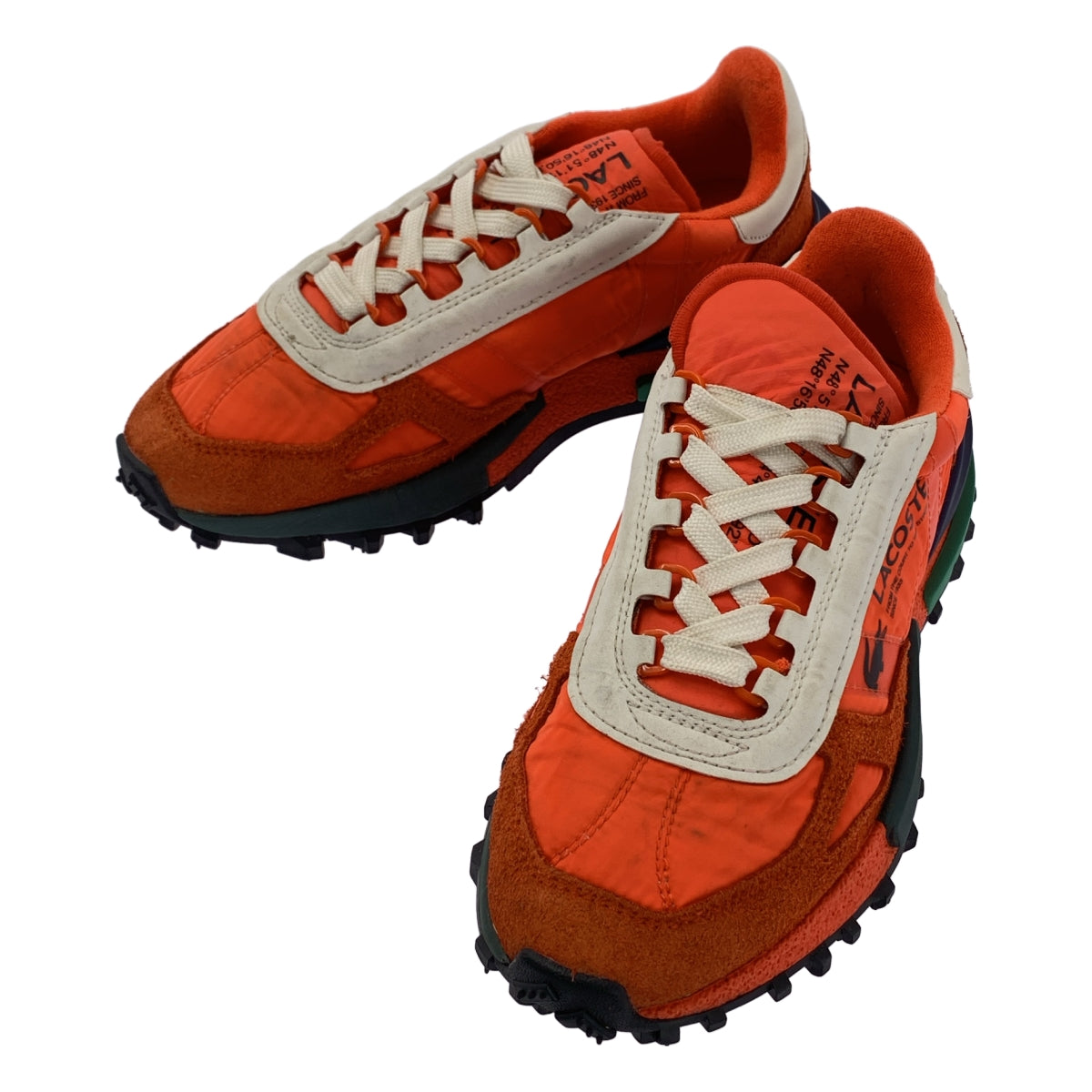 LACOSTE / ラコステ | ELITE ACTIVE 223 1 SFA スニーカー | オレンジ/ホワイト | レディース