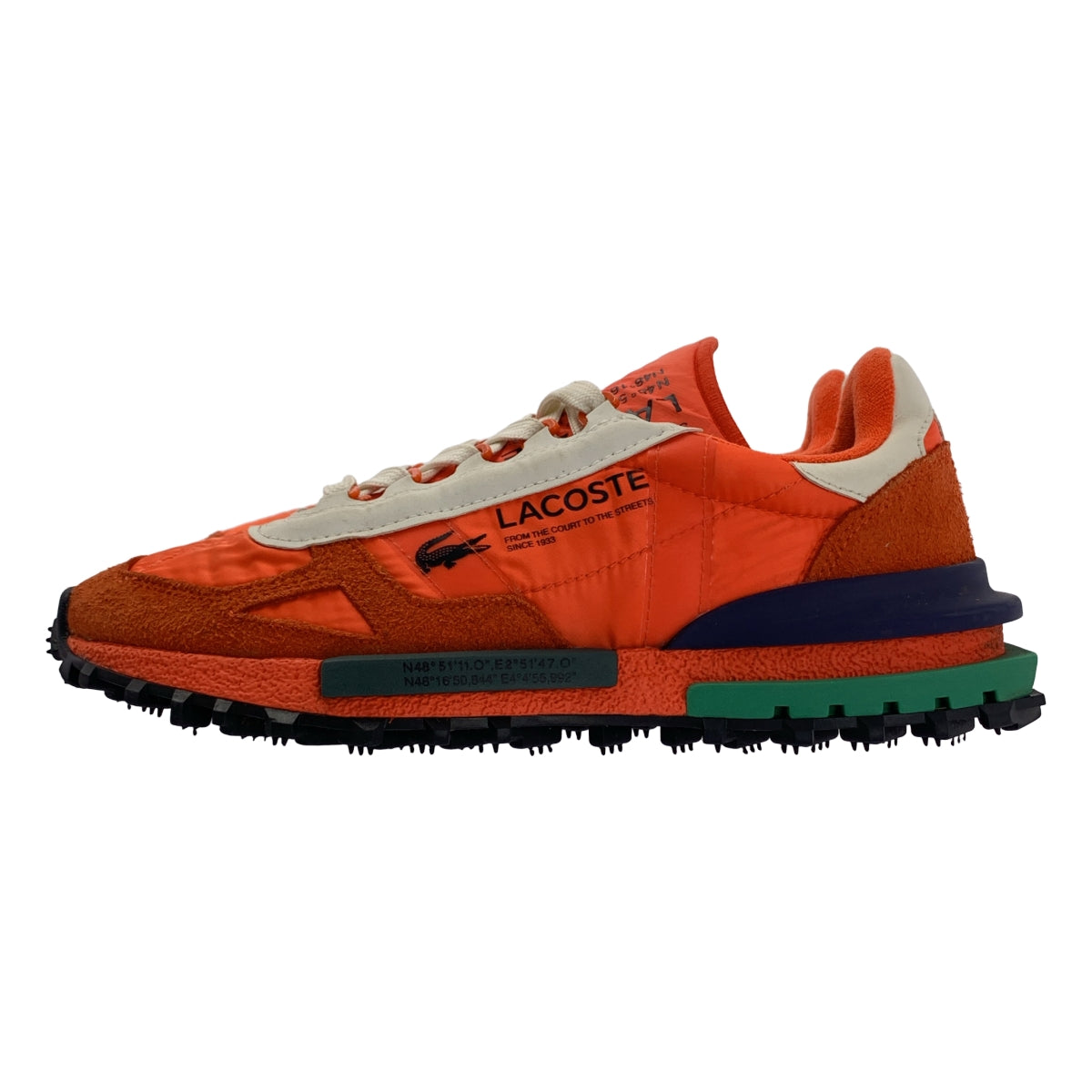 LACOSTE / ラコステ | ELITE ACTIVE 223 1 SFA スニーカー | オレンジ/ホワイト | レディース