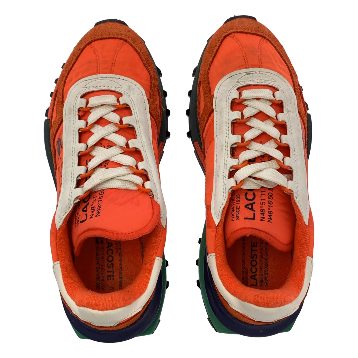 LACOSTE | ELITE ACTIVE 223 1 SFA 運動鞋 | 橘色/白色 | 女款