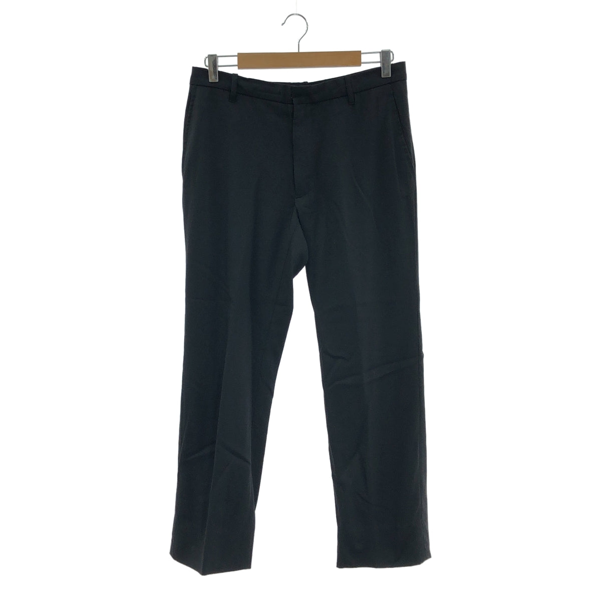 ANN DEMEULEMEESTER | Horizo​​nti Tag 羊毛與尼龍直筒休閒褲 | S 碼 | 黑色 | 男款