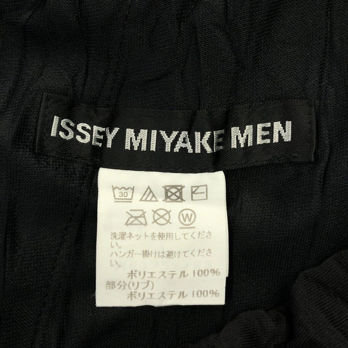 ISSEY MIYAKE MEN / イッセイミヤケメン | 2017AW | ポリエステル シワ加工 イージーパンツ | 1 | メンズ