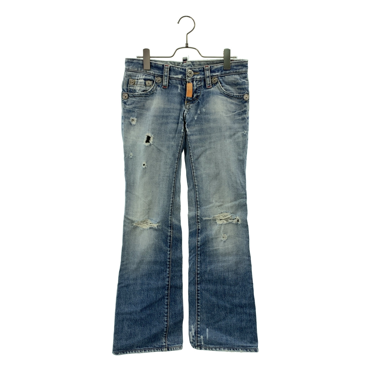 DSQUARED2 / ディースクエアード | ダメージ加工 ブーツカット デニムパンツ | 38 | レディース