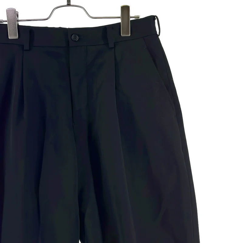 COMME des GARCONS HOMME DEUX / コムデギャルソンオムドゥ | 2023AW | ウール タック テーパードスラックス | S | メンズ