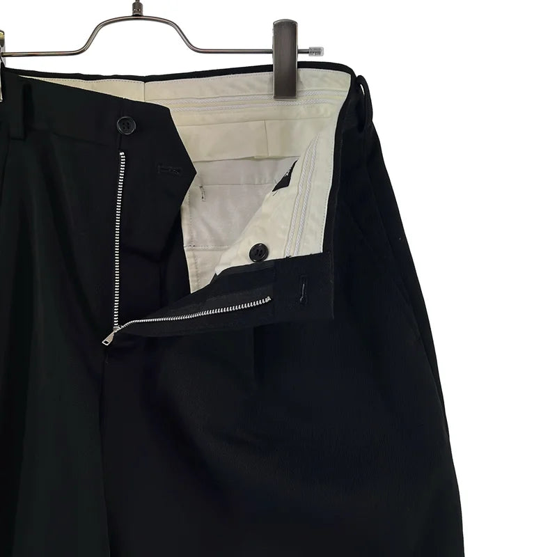 COMME des GARCONS HOMME DEUX / コムデギャルソンオムドゥ | 2023AW | ウール タック テーパードスラックス | S | メンズ