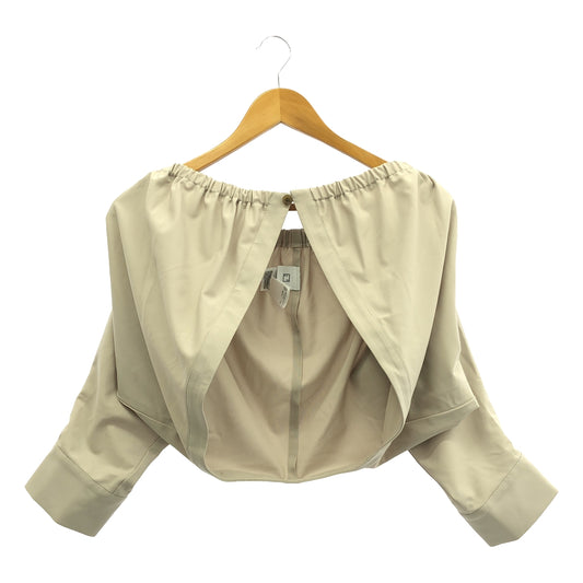 RIM.ARK / RIM.ARK | Round short rash guard / Short cardigan | F | Beige | Women's