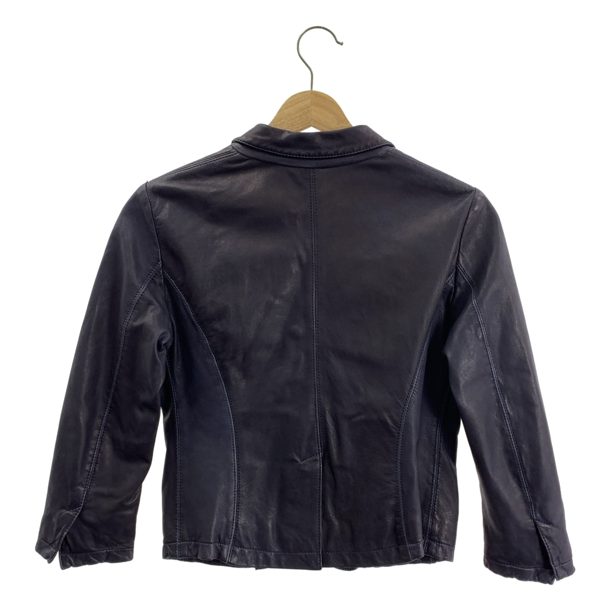 miu miu / ミュウミュウ | レザー テーラードジャケット |