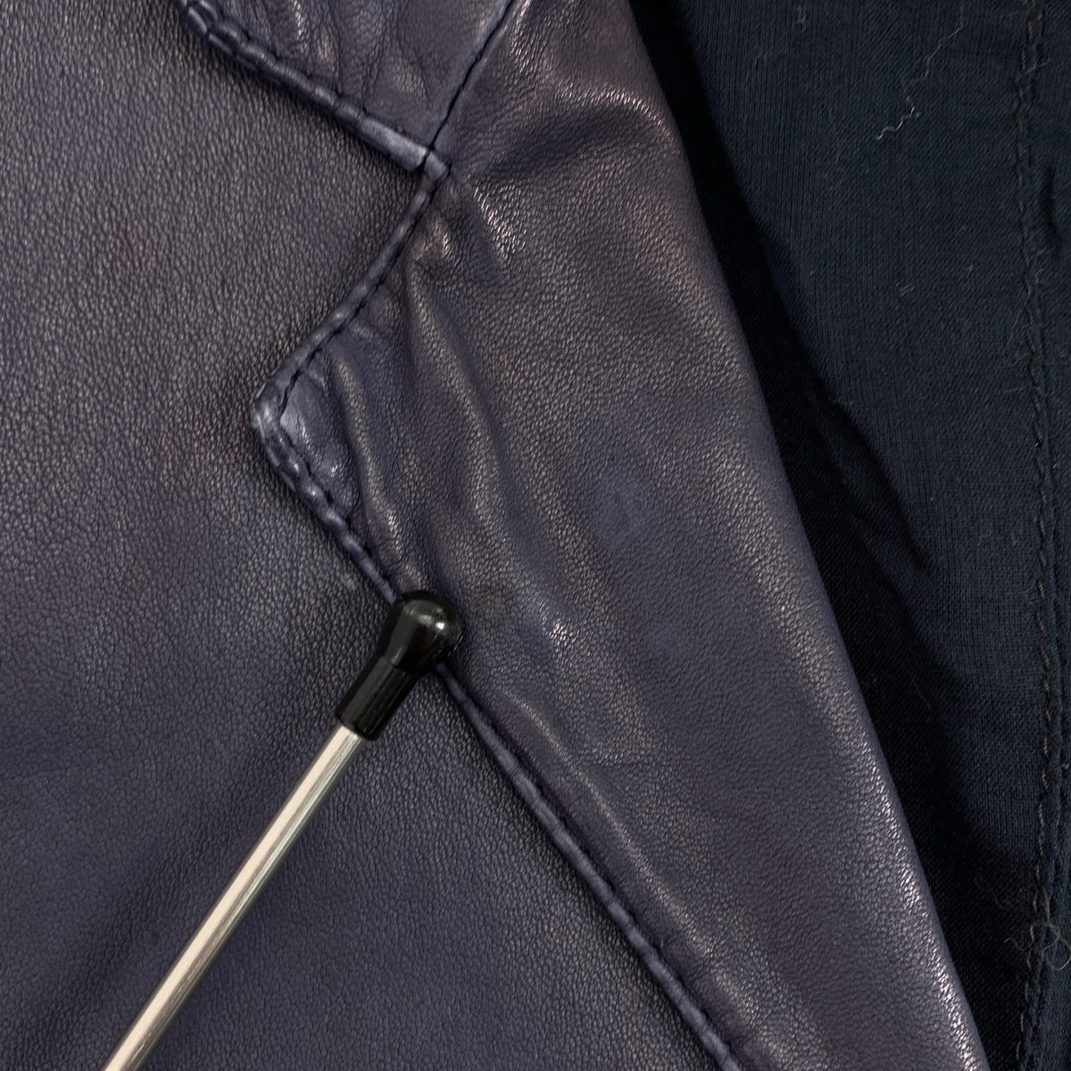 miu miu / 뮤 뮤 | 가죽 테일러드 재킷 |