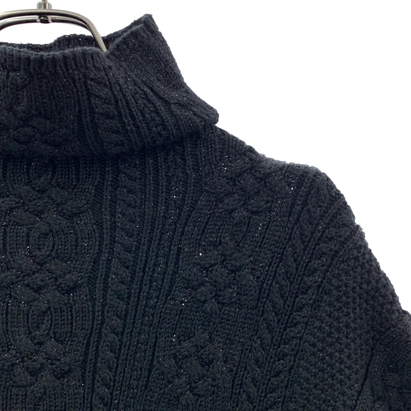 RALPH LAUREN / ラルフローレン | コットン タートルネック ケーブル ニット セーター / アームウォーマー着脱可 | XS | レディース