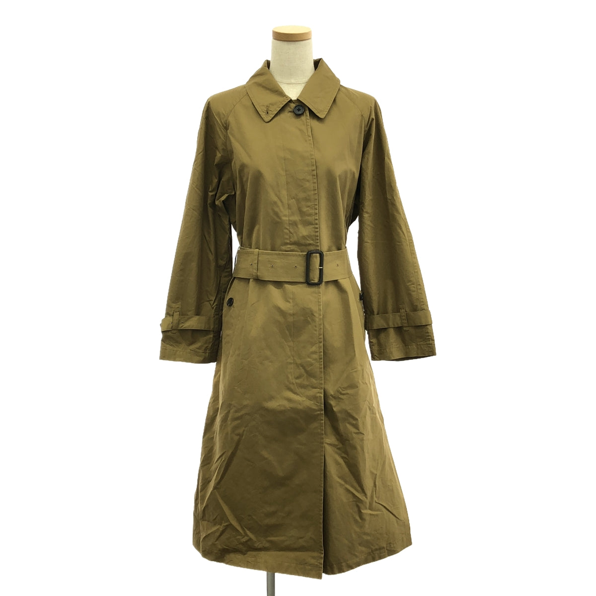 MARGARET HOWELL | WATER REPELLENT COTTON POPLIN COAT | 1 | Khaki | Women's