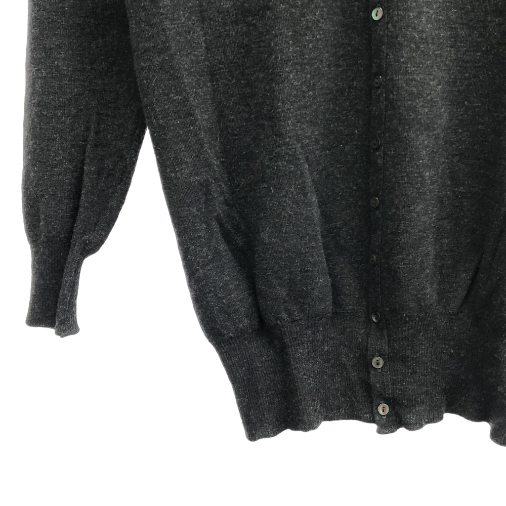 ZUCCa / ズッカ | ウール ロング ニット カーディガン | 1 | チャコールブラック | レディース