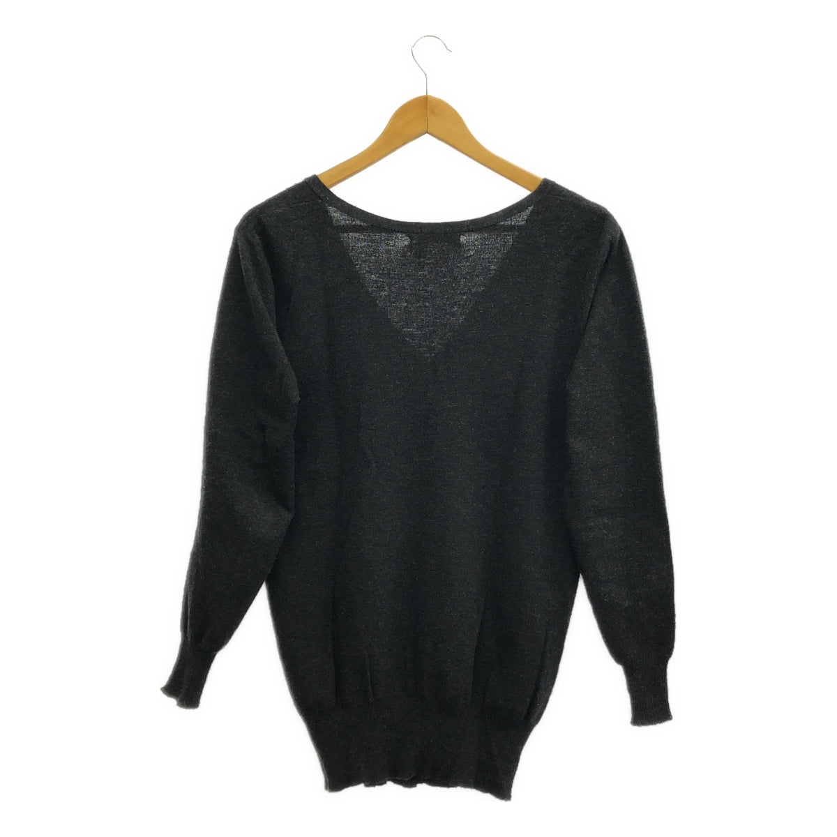 ZUCCa / ズッカ | ウール ロング ニット カーディガン | 1 | チャコールブラック | レディース