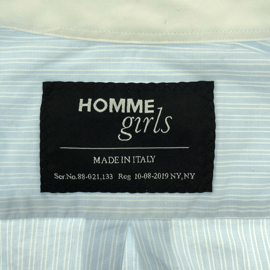 HOMME 女孩 | 棉質條紋襯衫 | S尺寸 | 女款