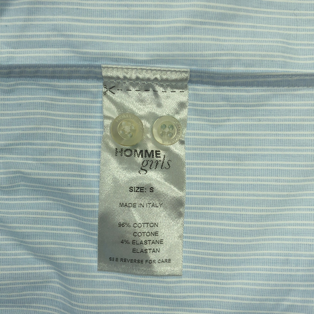 HOMME 女孩 | 棉質條紋襯衫 | S尺寸 | 女款