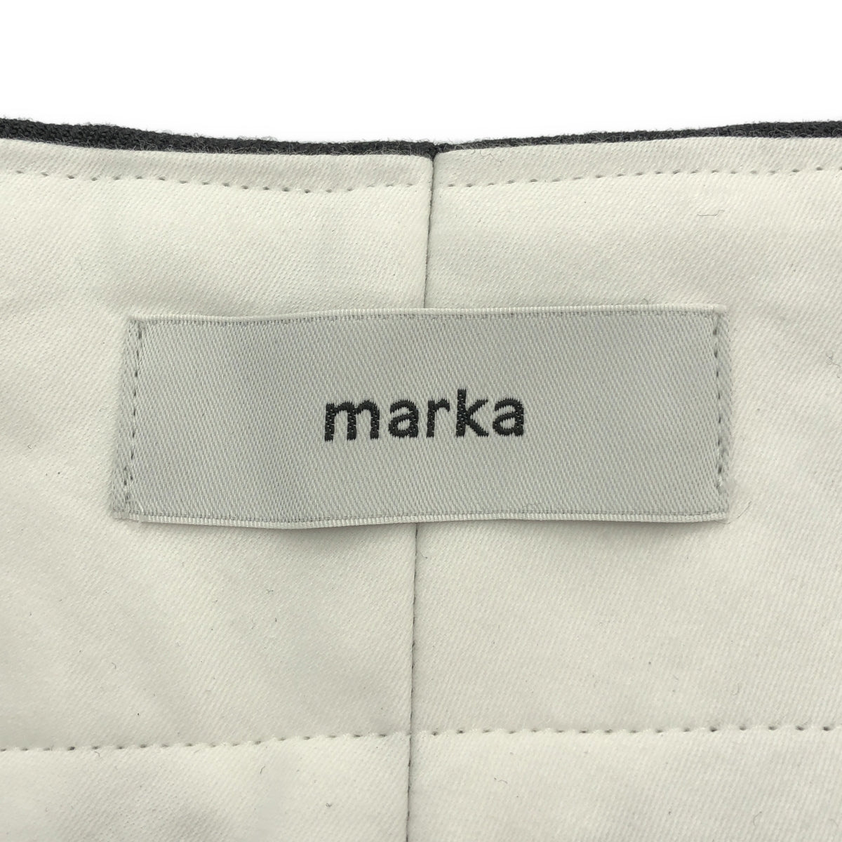 marka | 2025SS | 兩條褶襉軍裝長褲 / 雙調整褶襉寬褲 | 1 |