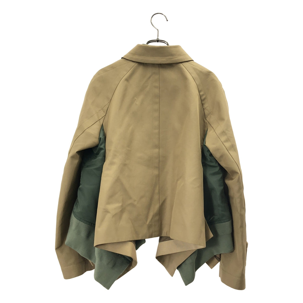 sacai / サカイ | 2024AW | ナイロンツイル ドッキング ジャケット | 1 | レディース