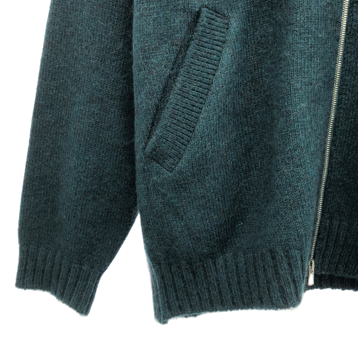 ATON | Wool Mohair Driver's Knit Jacket | 04 | Men's