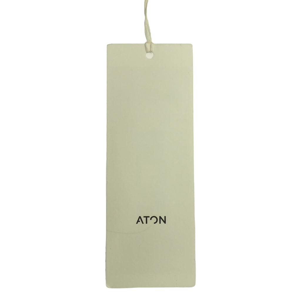 【美品】  ATON / エイトン | ウール モヘヤ ドライバーズ ニット ジャケット | 04 | green | メンズ