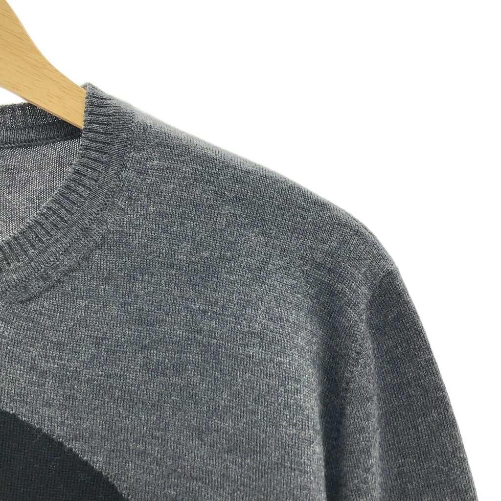 【美品】  FENDI / フェンディ | バグズキャット ハイゲージクルーネックニット | 50 | グレー | メンズ