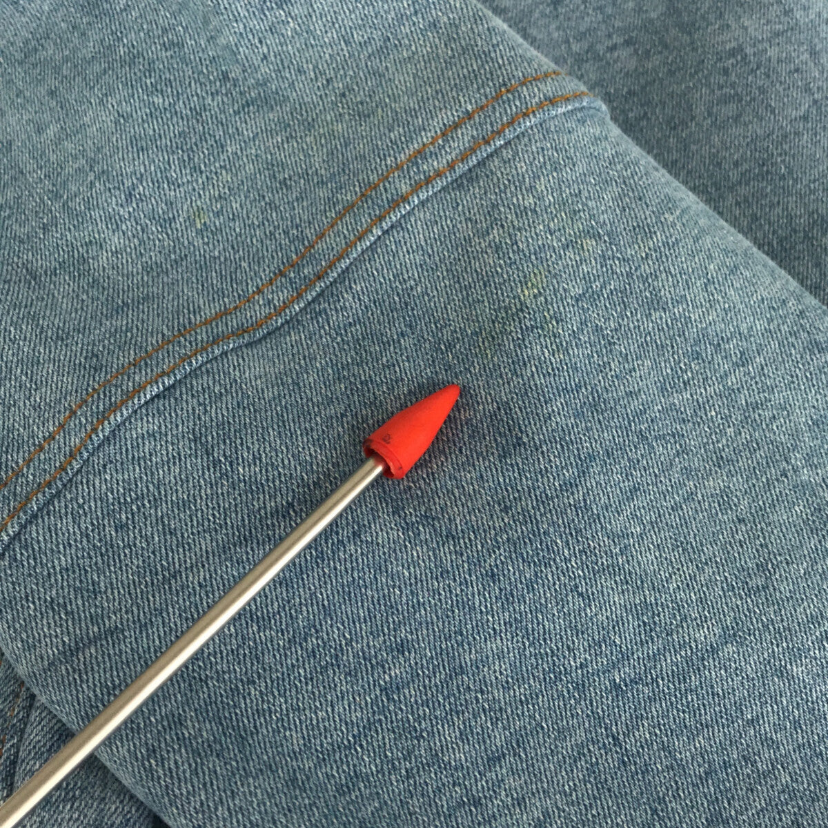 【미품】 STELLA McCARTNEY / 스텔라 맥카트니 | FUR FREE FUR 데님 안감 보아 하이넥 재킷 | 36 | 인디고 | 여성