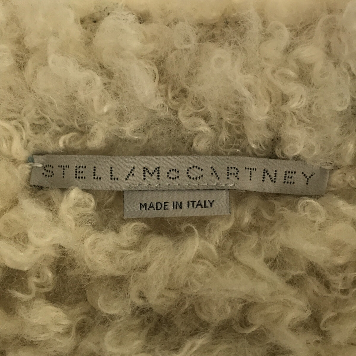 【미품】 STELLA McCARTNEY / 스텔라 맥카트니 | FUR FREE FUR 데님 안감 보아 하이넥 재킷 | 36 | 인디고 | 여성