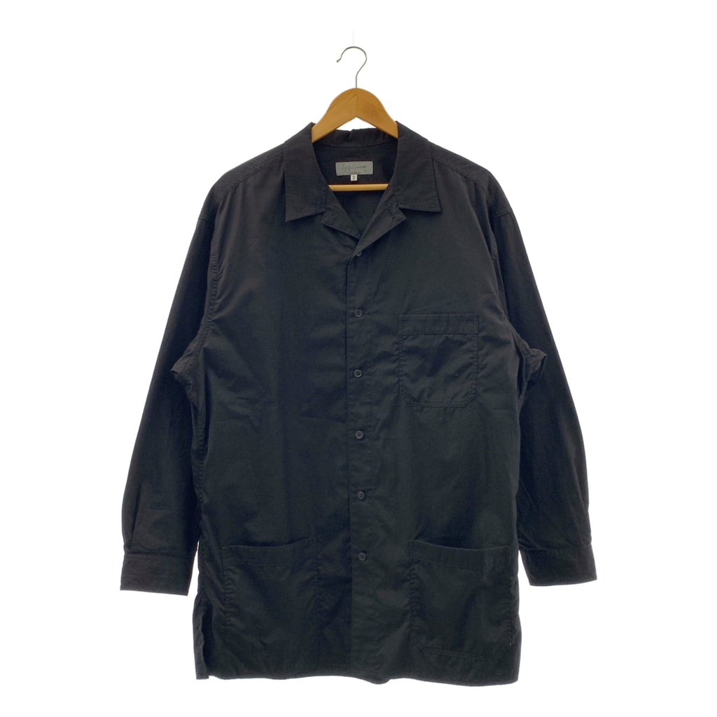 YOHJI YAMAMOTO POUR HOMME / ヨウジヤマモトプールオム | 2024AW | CHAIN STITCH BROAD 3PKT SHIRT コットン シャツ | 2 | メンズ