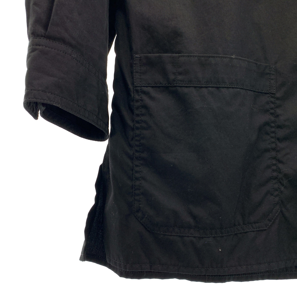 YOHJI YAMAMOTO POUR HOMME / ヨウジヤマモトプールオム | 2024AW | CHAIN STITCH BROAD 3PKT SHIRT コットン シャツ | 2 | メンズ