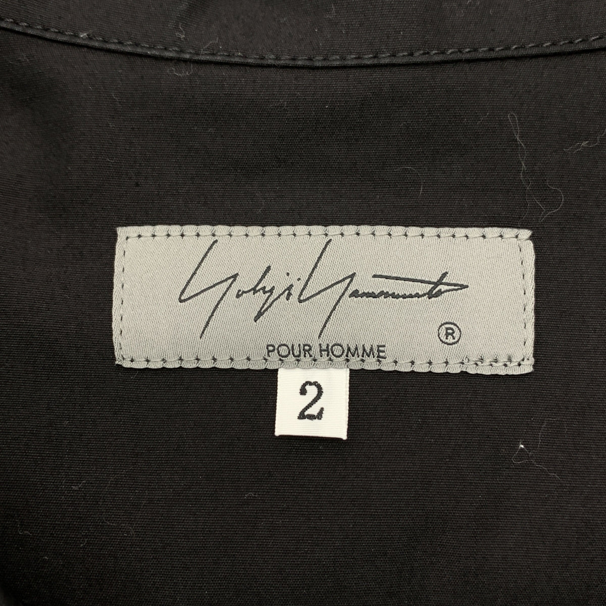 YOHJI YAMAMOTO POUR HOMME / ヨウジヤマモトプールオム | 2024AW | CHAIN STITCH BROAD 3PKT SHIRT コットン シャツ | 2 | メンズ