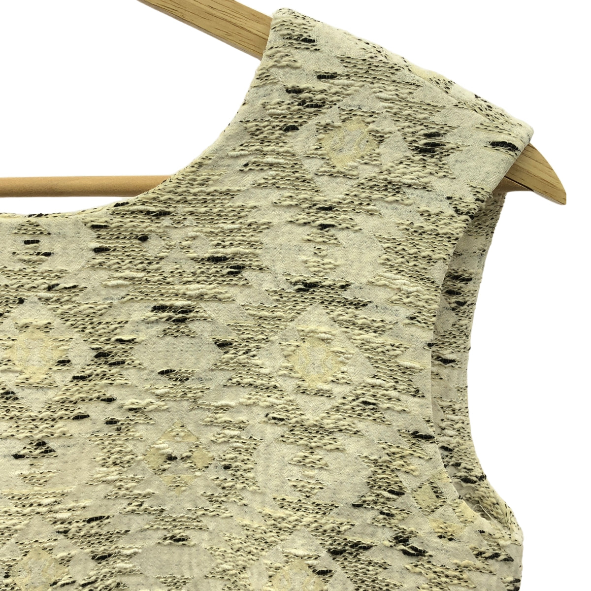 貪婪國際 |粗花呢無袖一體式褲子 | S |白色/米色/黑色|女性的