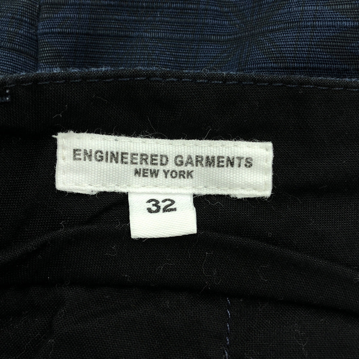 Engineered Garments / エンジニアドガーメンツ | 総柄 コットン ショートパンツ | 32 | ネイビー | メンズ
