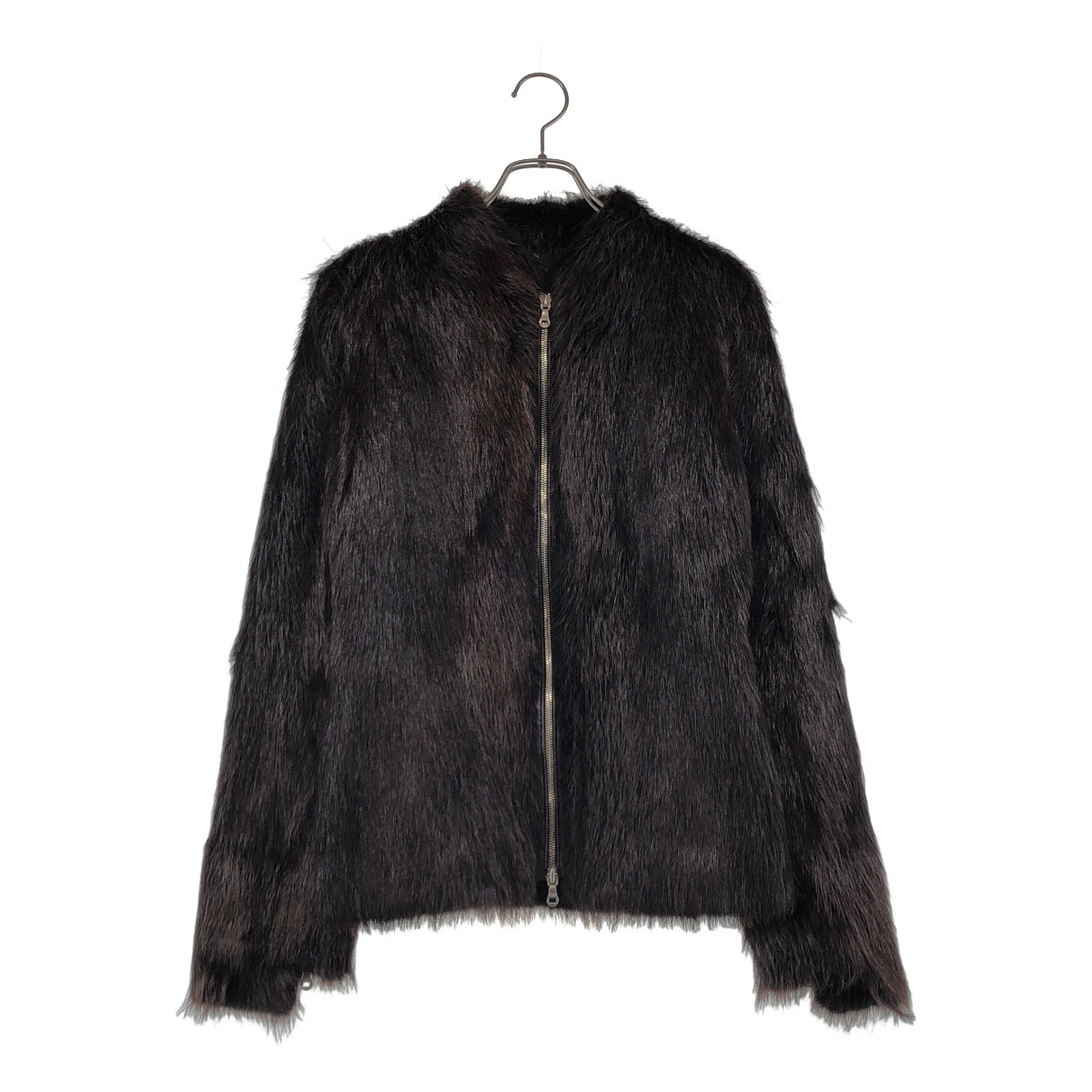 LOEWE / ロエベ | リアルファー レザージャケット | 40 | レディース